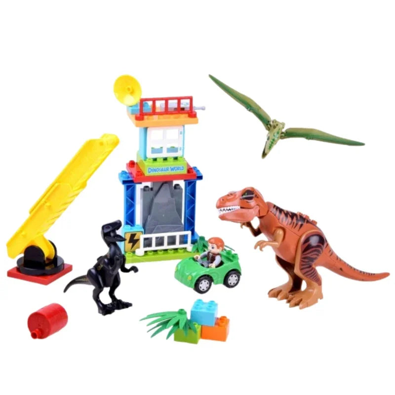Jurassic Dinosaur Adventure Building Block Playset