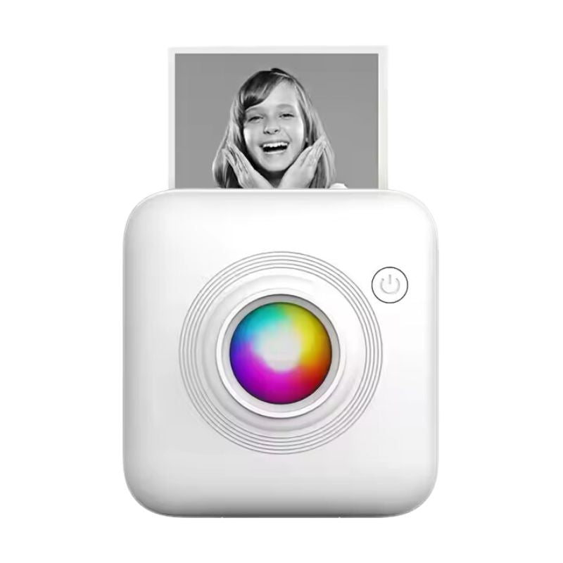 Mini Portable Rechargeable Camera Printer Print Photos Anywhere (Deal)