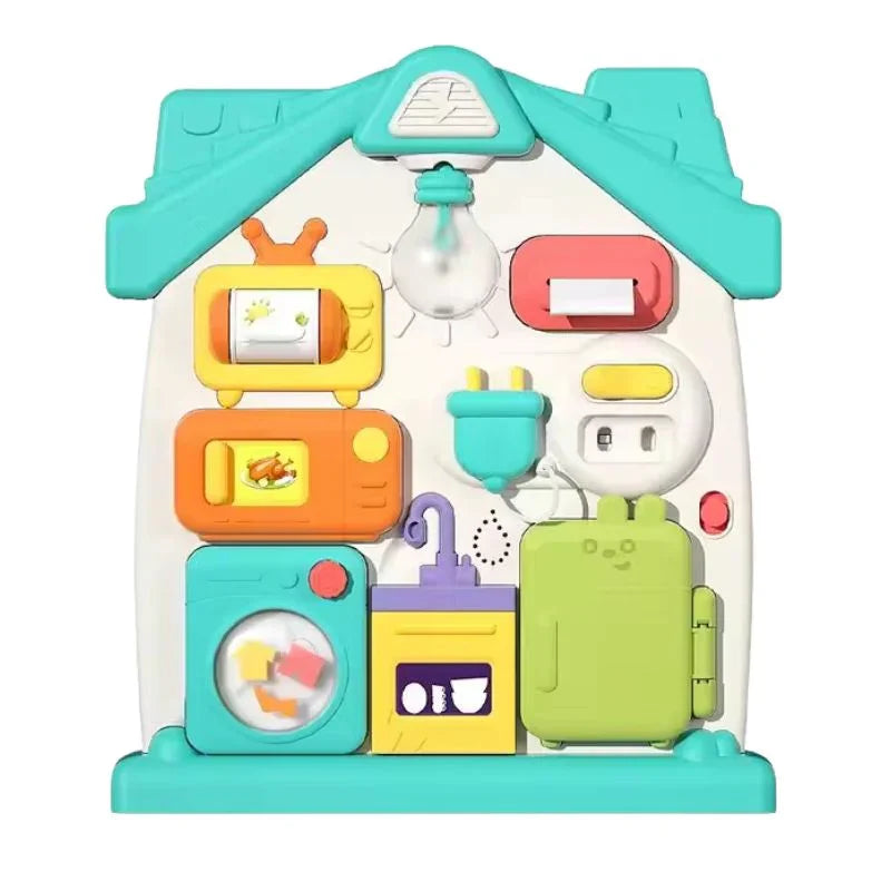 Baby Busy Board Multifunctional House – Interactive Learning Toy