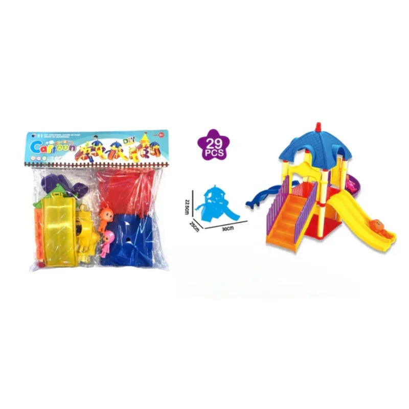 DIY Cartoon Toy Set 29 Piece Creative Assembly Playset for Kids