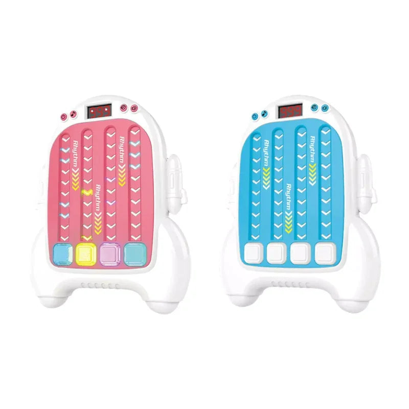 Rhythm Challenge Light-Up Game Console – Fast-Paced Music & Reflex Game with Track Lights