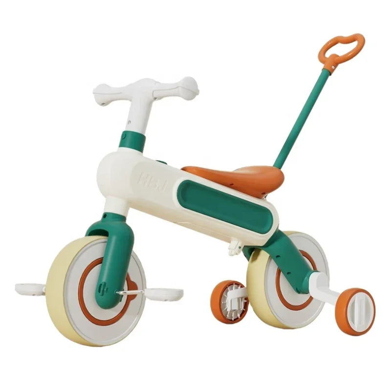 2-in-1 Kids’ Tricycle & Sliding Bike – Convertible Ride-On for Growing Toddlers