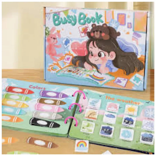 Early Childhood Quiet Book – Montessori-Inspired Learning Toy for Toddlers