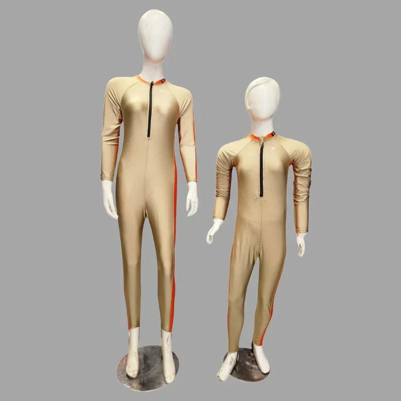 Matching Full Body Swimsuit Set Stylish, Stretchy & Quick-Dry
