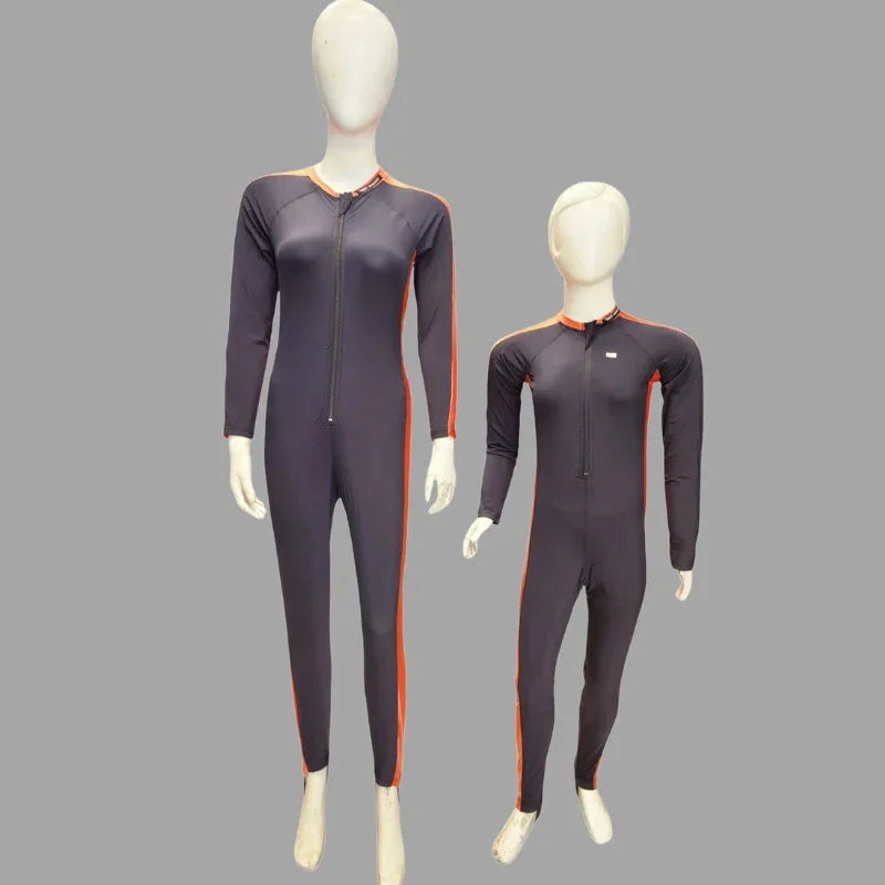 Matching Full Body Swimsuit Set Stylish, Stretchy & Quick-Dry