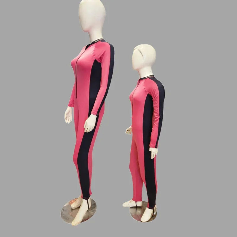 Matching Full Body Swimsuit Set Stylish, Stretchy & Quick-Dry