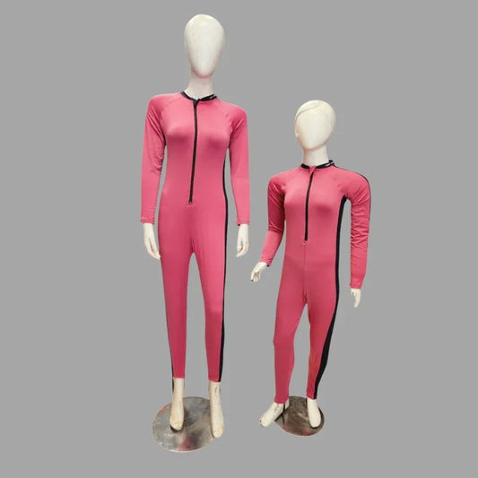 Matching Full Body Swimsuit Set Stylish, Stretchy & Quick-Dry