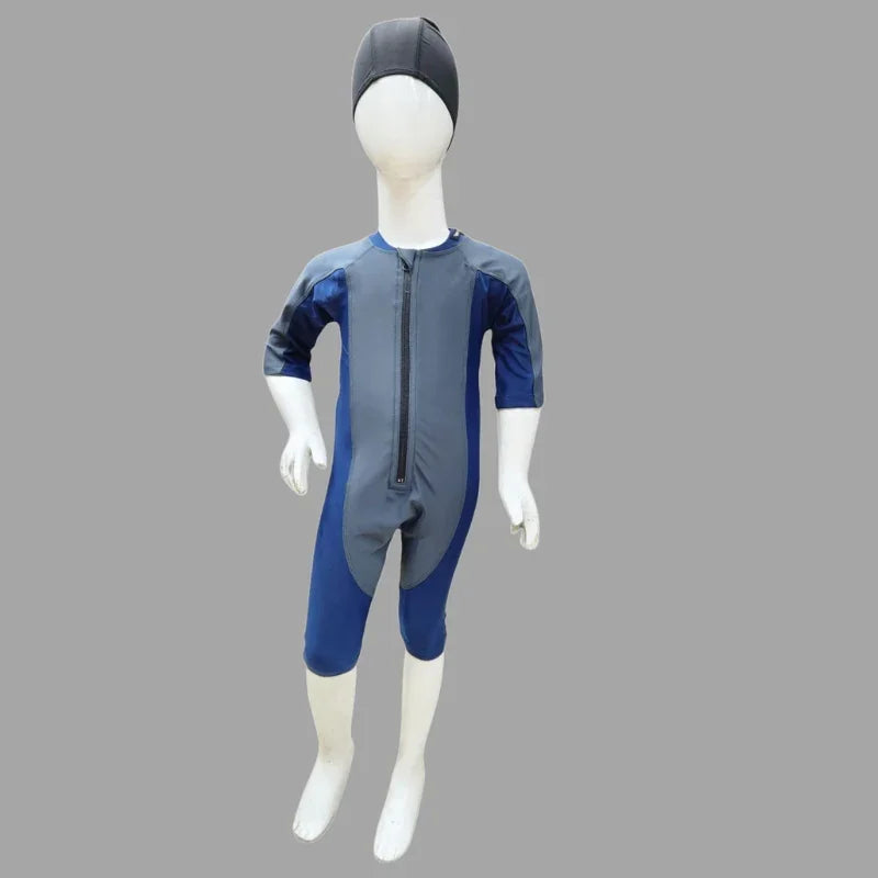 Boys' Half Sleeve Swimsuit Comfortable & Quick-Dry Design