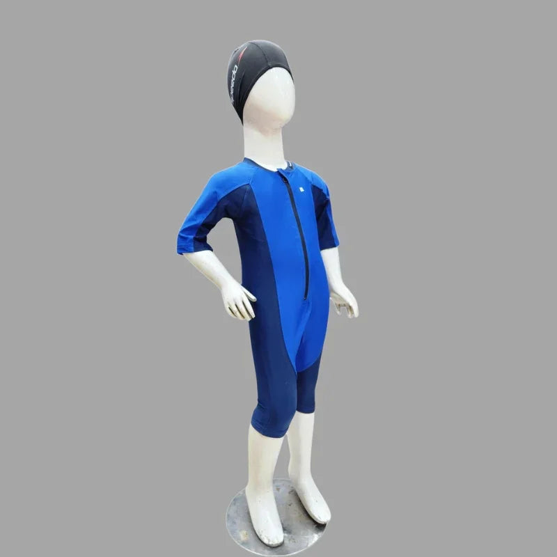 Boys' Half Sleeve Swimsuit Comfortable & Quick-Dry Design
