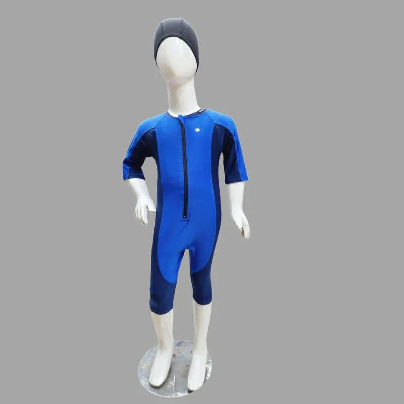 Boys' Half Sleeve Swimsuit Comfortable & Quick-Dry Design