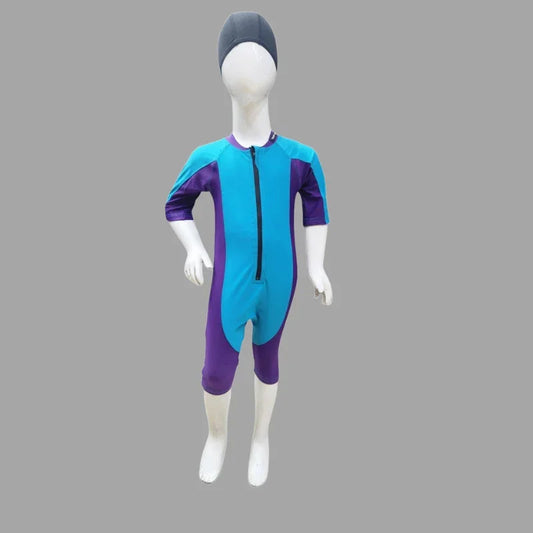 Boys' Half Sleeve Swimsuit Comfortable & Quick-Dry Design