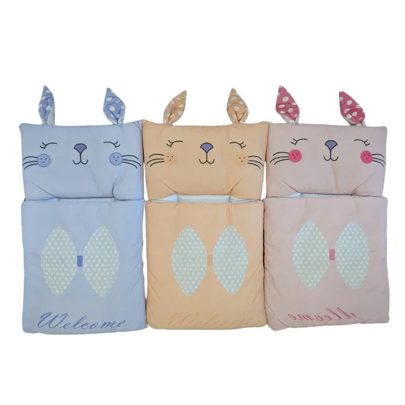 Snuggle Bunny Beige Baby Carry Nest Cozy Comfort with Adorable Rabbit Design