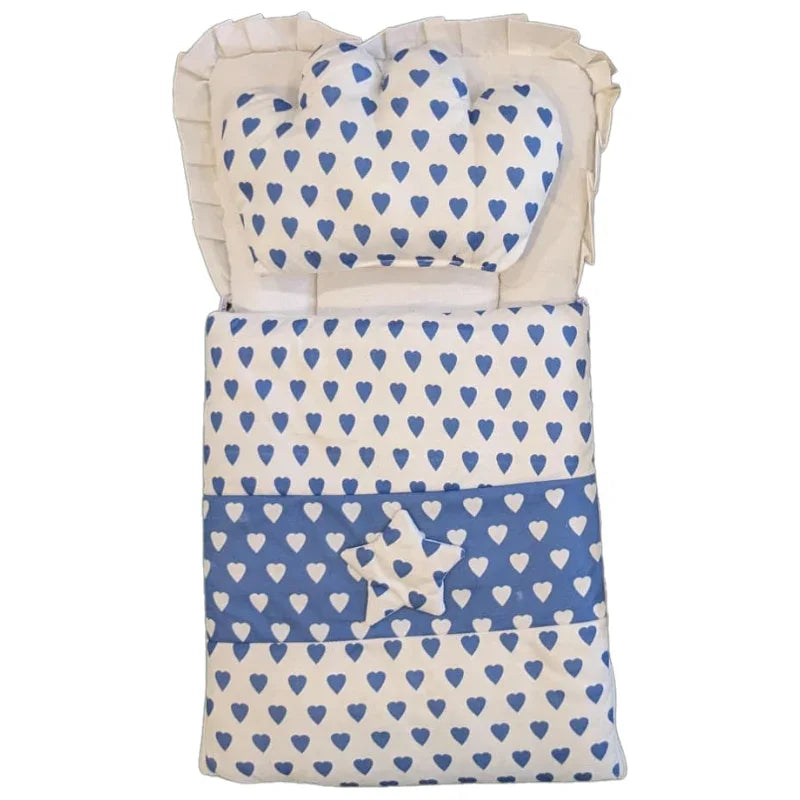 HeartNest Baby Bedding Set  Crown Pillow Comfort with Sweetheart Style