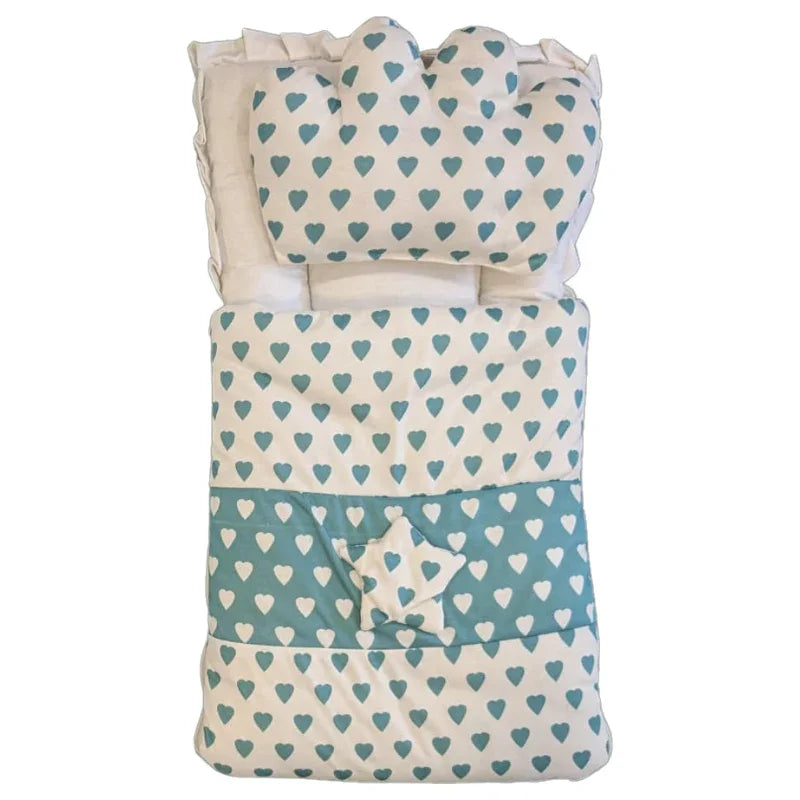HeartNest Baby Bedding Set Crown Pillow Comfort with Sweetheart Style