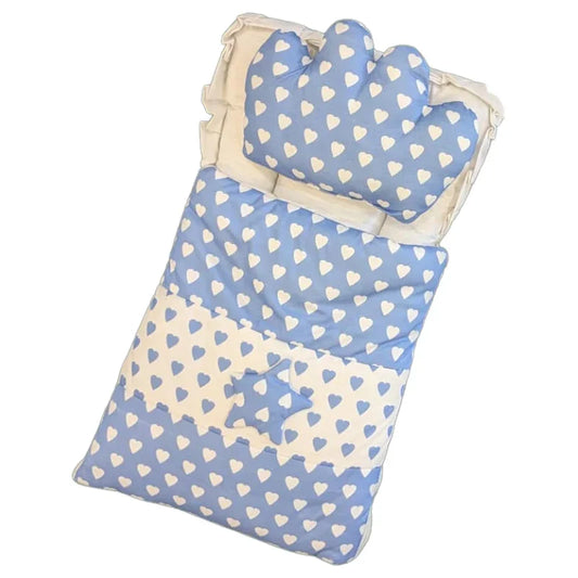 HeartNest Baby Bedding Set Crown Pillow Comfort with Sweetheart Style