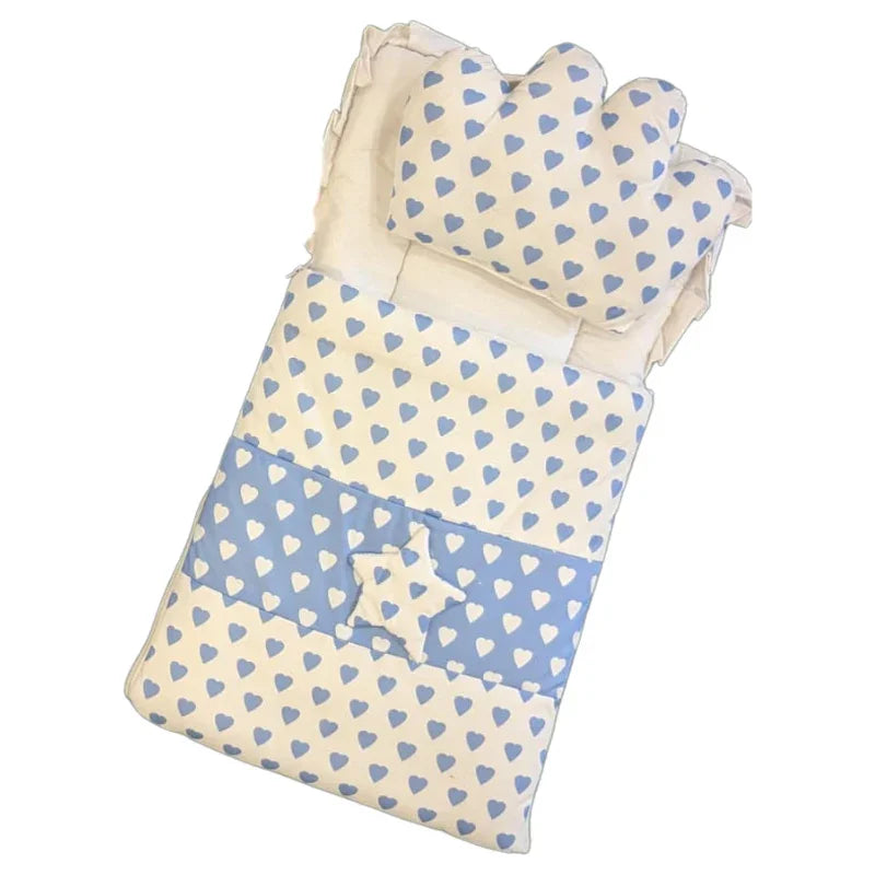 HeartNest Baby Bedding Set Crown Pillow Comfort with Sweetheart Style