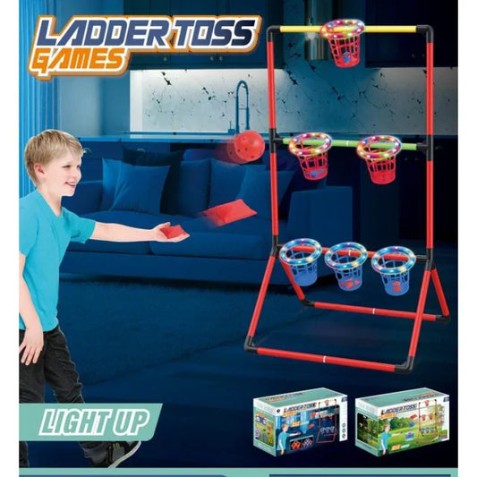 Bucket Toss Challenge – Fun Outdoor & Indoor Basket Throwing Game for Kids,