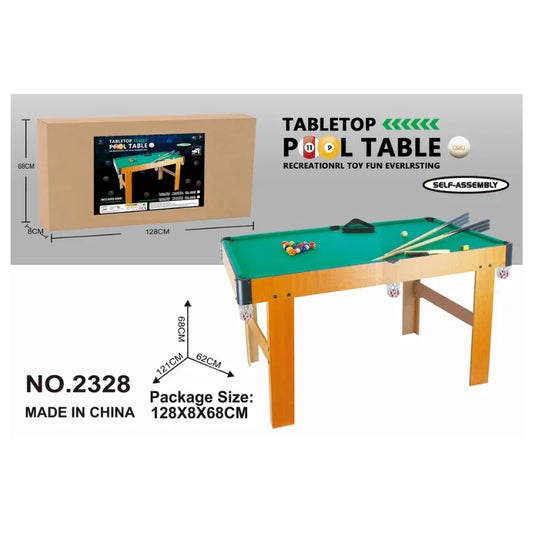 Mini Billiard & Snooker Table Set Compact Indoor Game for Kids & Family Fun