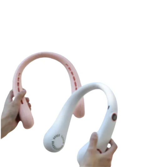 Wearable Neck Fan – Hands-Free Cooling with Style and Comfort