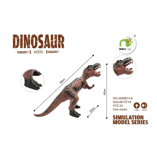 Giant T-Rex Dinosaur Toy  66cm Realistic Model with Roar Sound (Deal)
