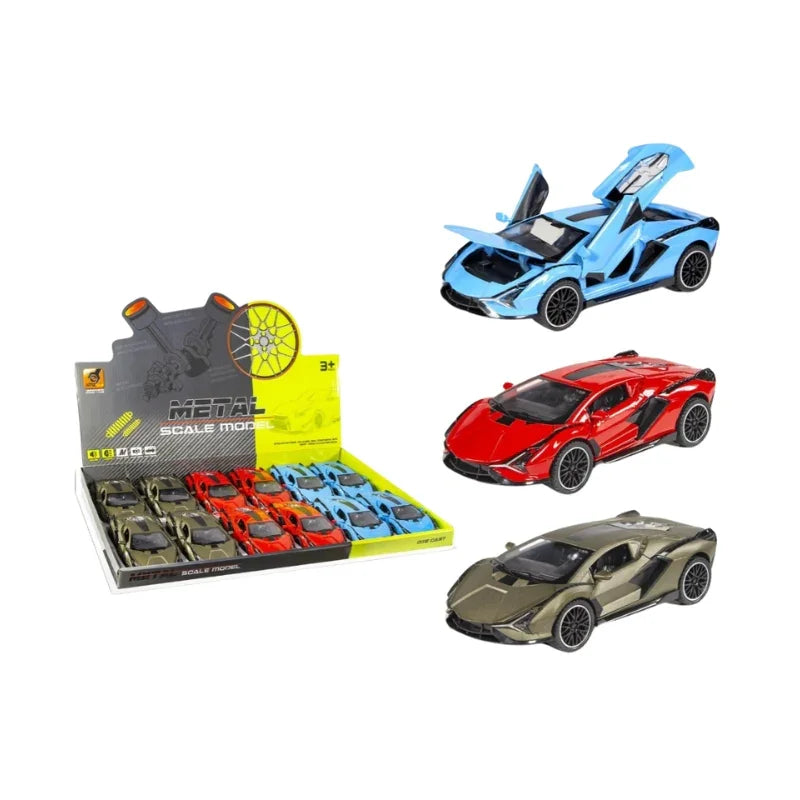 Diecast Pullback Car  1:36 Bentley Alloy Model with Lights & Sound