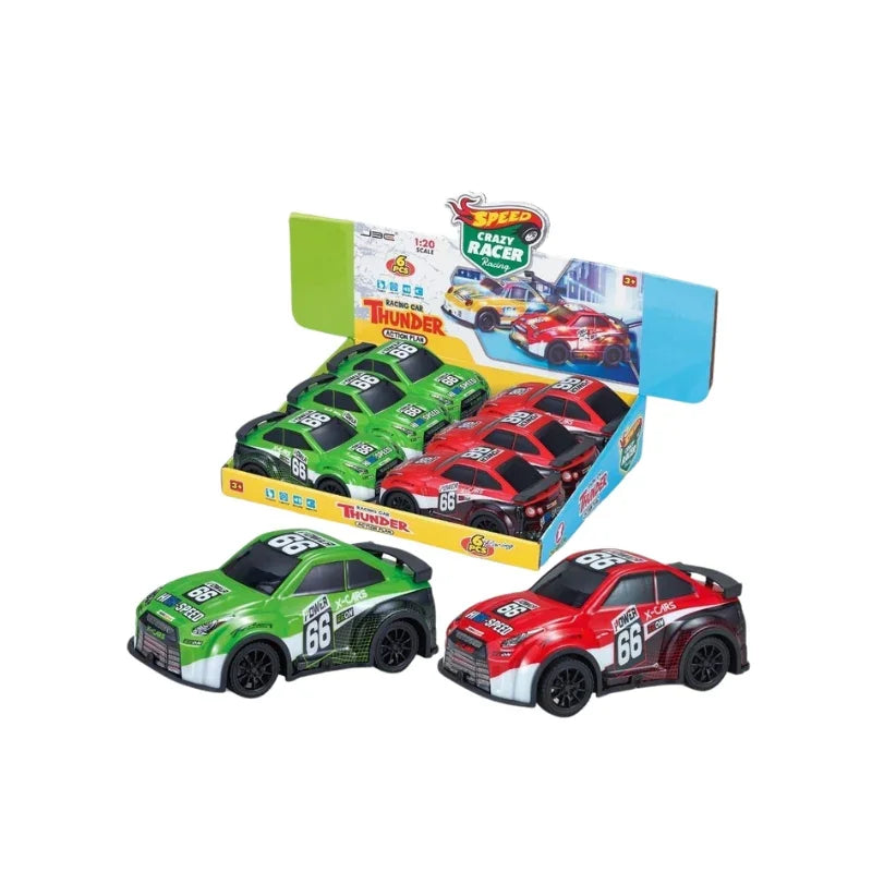 Thunder Crazy Racer Aurora Extreme Speed Meets Glowing Drift Action