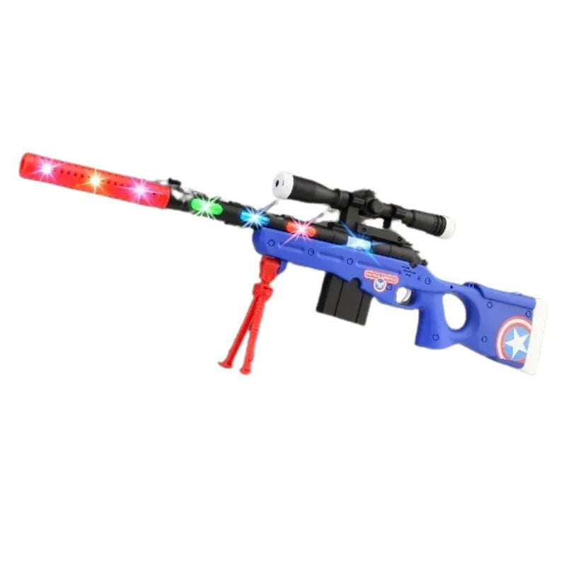 Star Strike Blaster Light-Up Action Rifle with Sounds & Scope