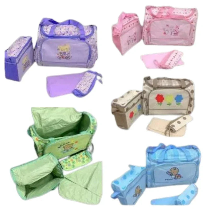 3 in 1 Multi Functional Baby Diaper Bag Set  Stylish Spacious Bags for Modern Moms (Deal)