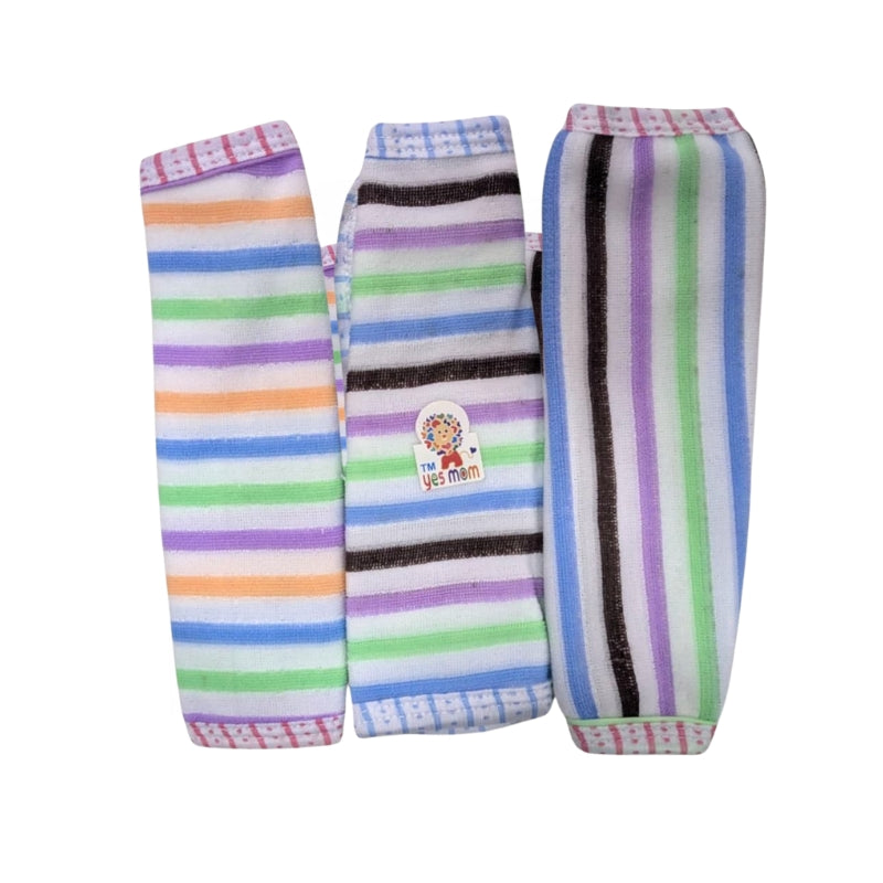 Newborn Baby Face Towel – Soft & Gentle – Multicolor Pack of 3