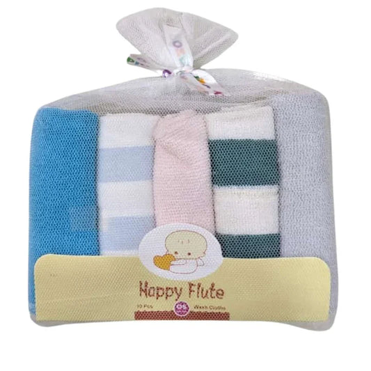 5 Pcs Baby Towles  Soft, Reusable  Multi-Purpose Towels for Newborns