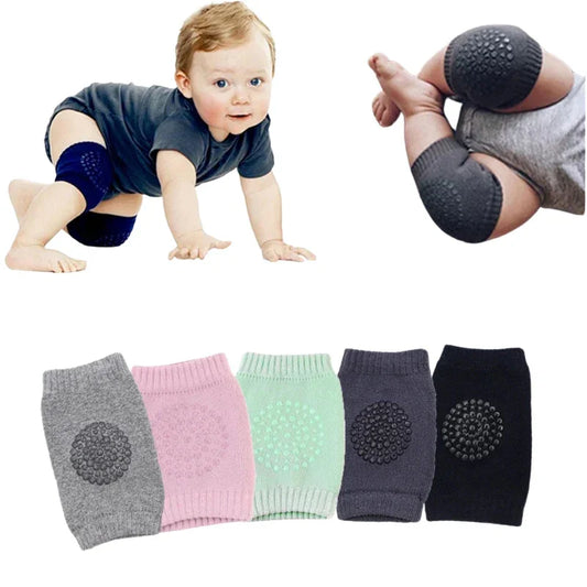 Fancy Baby Safety Knee Pads  Soft  Stretchable Crawling Protection for Infants