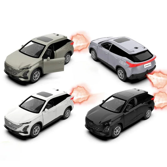 Fowniax FX Alloy Die-Cast Car Toy with Realistic Smoke Effect