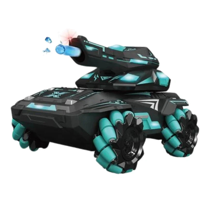 RC Battle Tank Car for Kids Water Bomb Chariot with Light Sound Armor