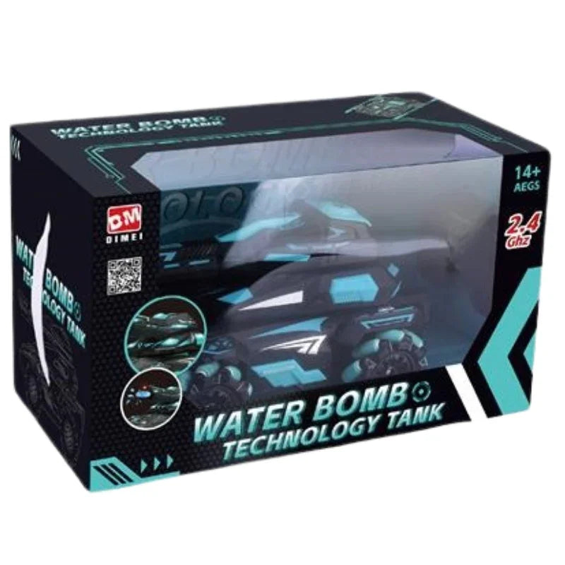 RC Battle Tank Car for Kids Water Bomb Chariot with Light Sound Armor