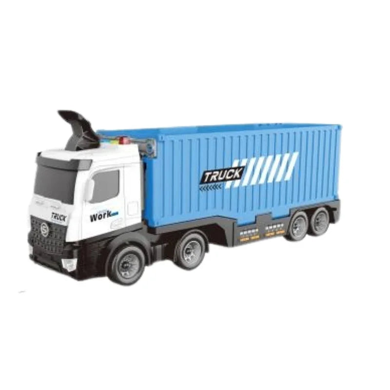 Carrier Truck Race Track Plset Foldable Car Transporter with Mini Cars for Kids Ages