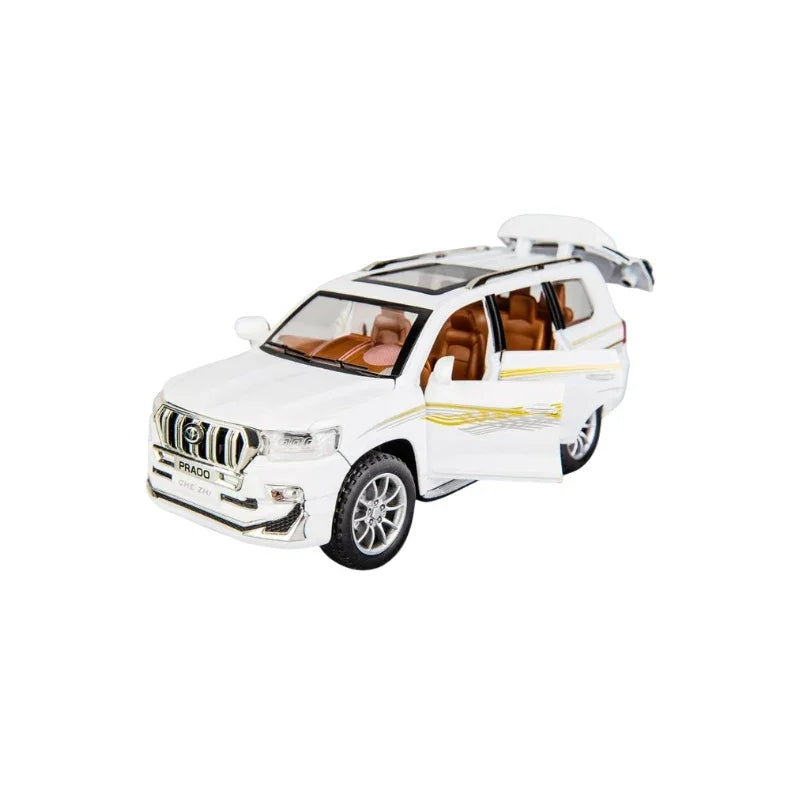 Toyota Land Cruiser Prado 1:24 Scale Die Cast Model Car Realistic Durable