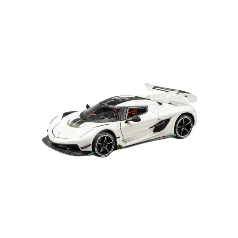 Die Cast Koenigsegg Jesko Model Car with Openable Doors Sporty Detailed