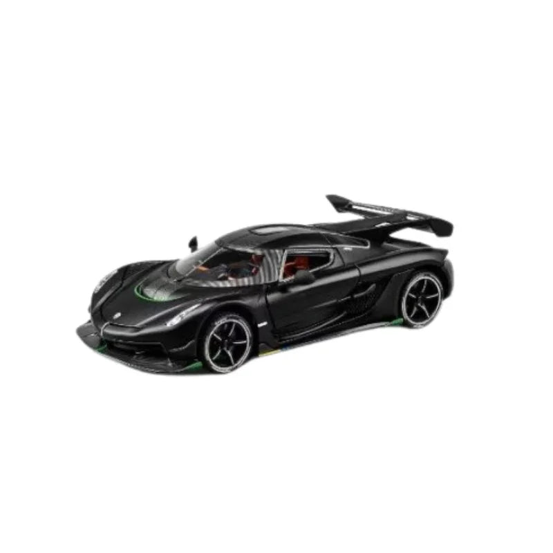 Die Cast Koenigsegg Jesko Model Car with Openable Doors Sporty Detailed