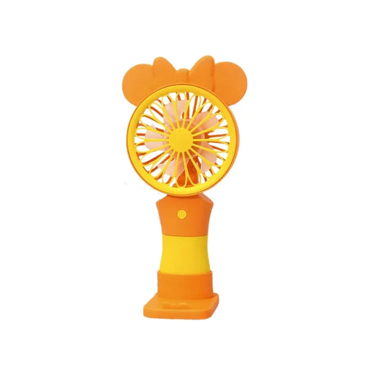 Cute USB Rechargeable Mini Fan Handheld & Tabletop Use