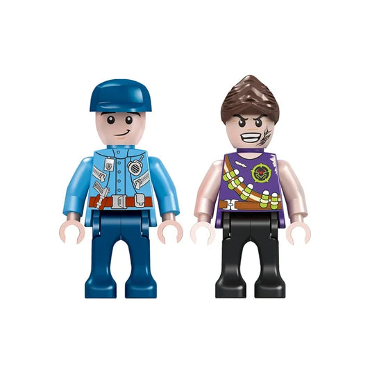 COGO Police Chase Building Block Set Action-Packed Play for Kids