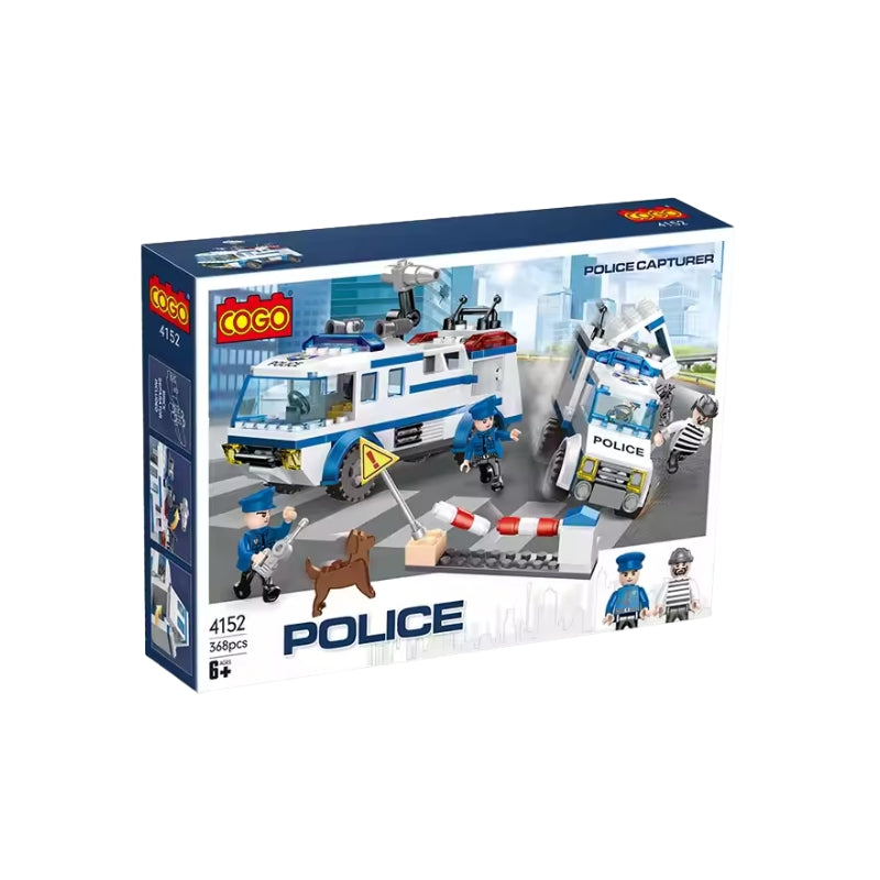 COGO Police Capturer Building Block Set Big City Chase Adventure