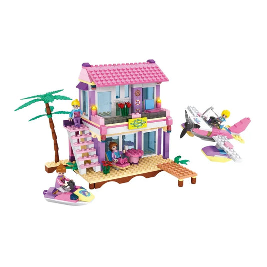 Dreamy Girls House Building Block Set COGO Creative Play