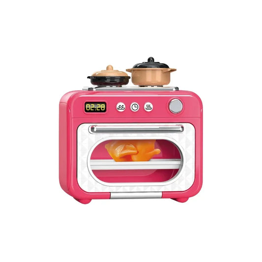 Cute Mini Microwave Play Set Fun Kitchen Role Play for Kids