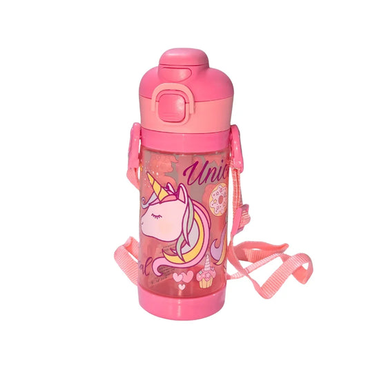 Cute Unicorn Pink Water Bottle – Perfect for School & Everyday Fun