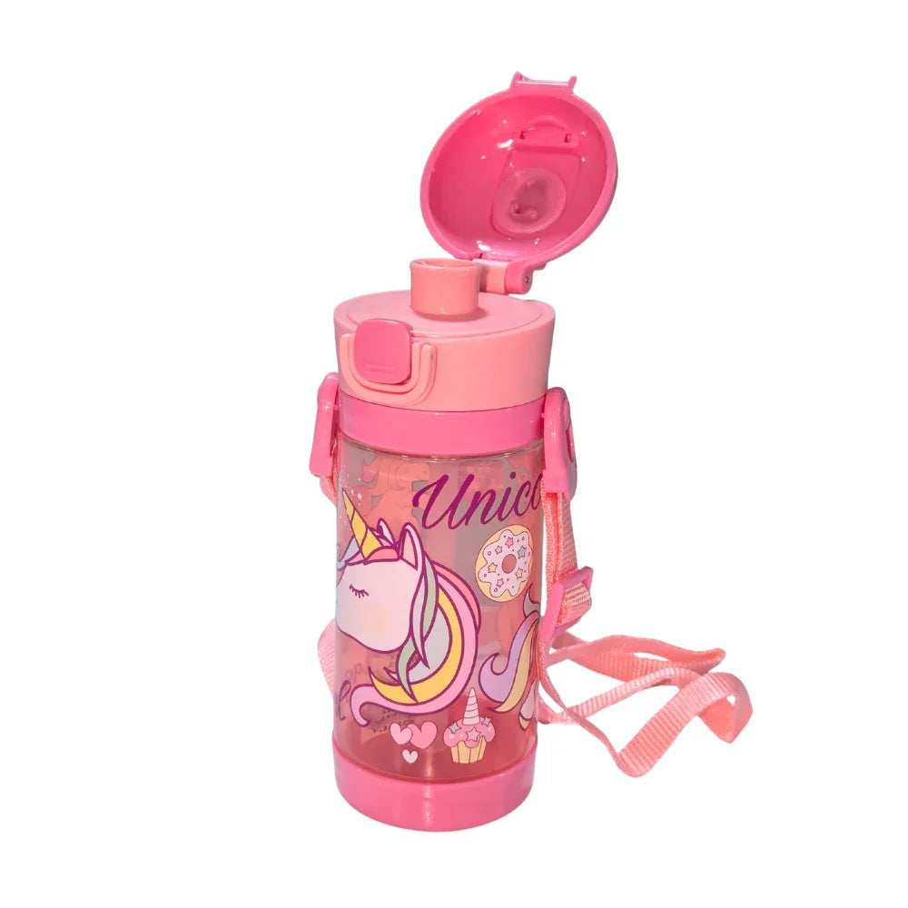 Cute Unicorn Pink Water Bottle – Perfect for School & Everyday Fun