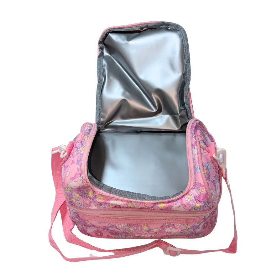 Smiggle Unicorn Pink Lunch Box Bag – Keep Snacks Fresh & Fun (GT0505)