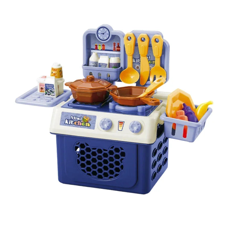 Kids Mini Kitchen Toy Set Cute Colorful & Perfect for Creative Play