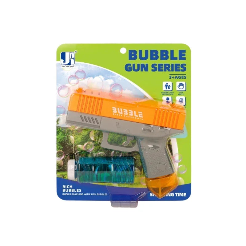 Kids Colorful Bubble Gun Series Easy Bubble Blaster Toy