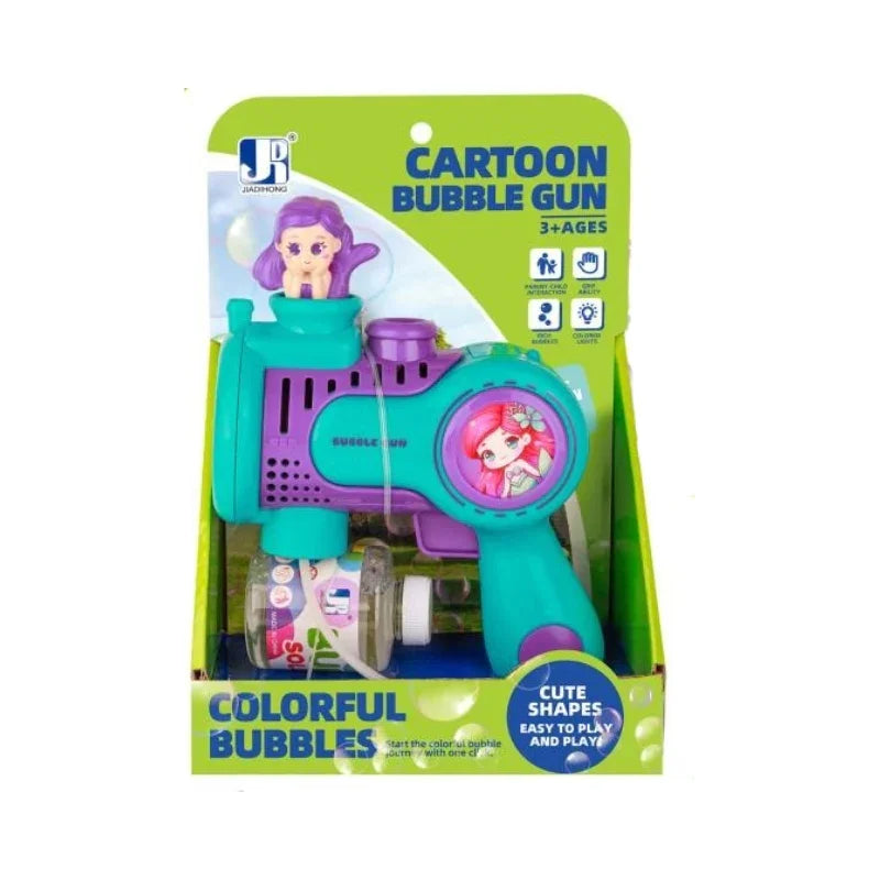 Cute Cartoon Bubble Gun Colorful Bubble Fun for Kids