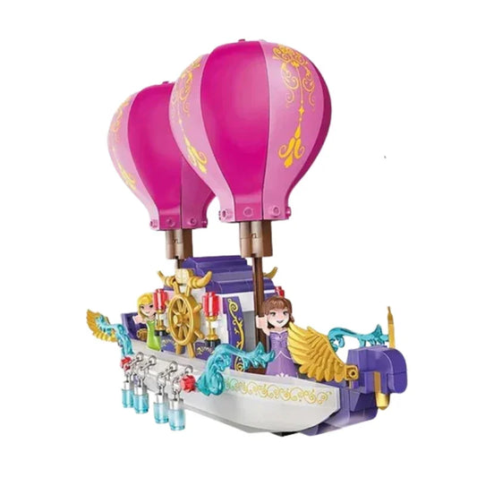Cogo Fairy Girls Magic Cruise Ship Building Block Set